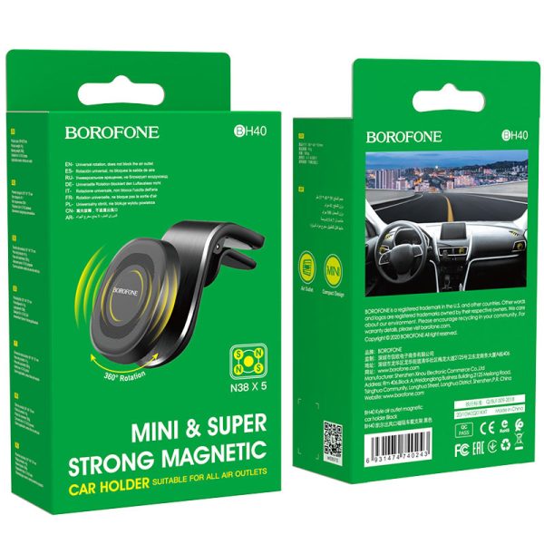 BH40 Kyle air outlet magnetic car holder - Image 4