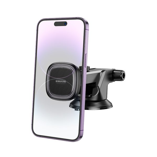BOROFONE CAR HOLDER BH97 NT ICE MAGNETIC WITH SUCTION CUP BLACK - Image 5