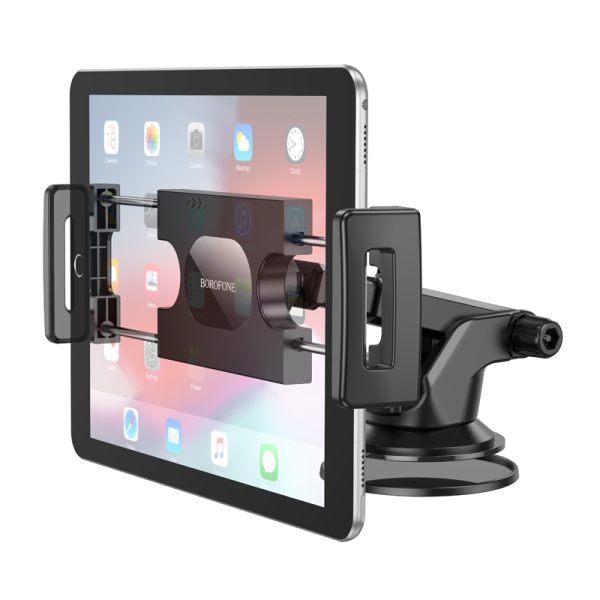 Borofone CAR HOLDER BH100 AIRY TABLET TO DASHBOARD BLACK - Image 4
