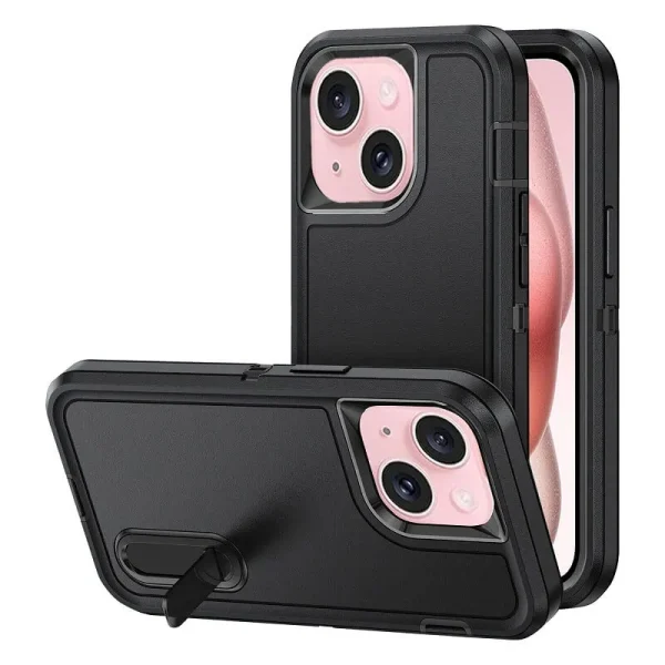 For Apple iPhone 14 15 Pro Max Plus Case Drop Resistant Defender Tradies Heavy Duty Rugged Shockproof Cover - Image 2
