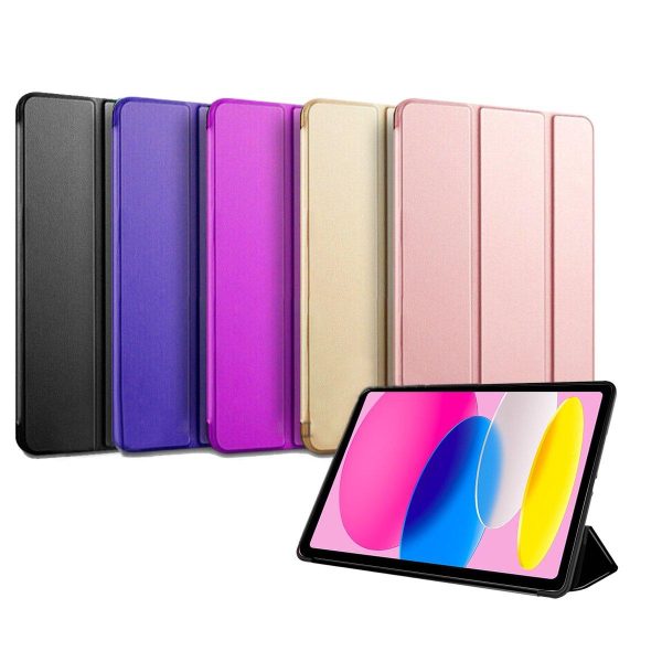 For iPad All Models Folio Smart Leather Magnetic Stand Case Cover