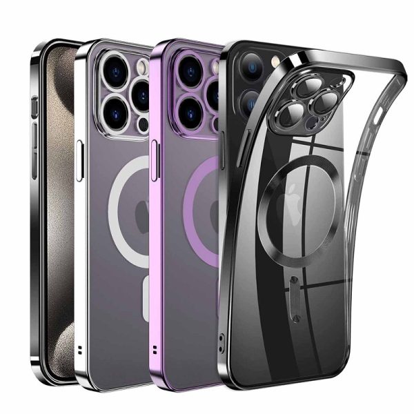 For iPhone 1514 Plus Pro Max MagSafe Magnetic Case Cover