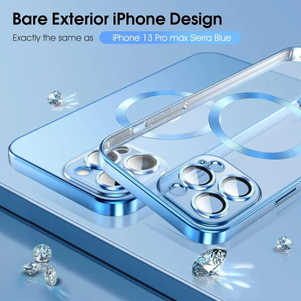 For iPhone 16/15/14/13 Plus Pro Max MagSafe Magnetic Case Cover - Image 4