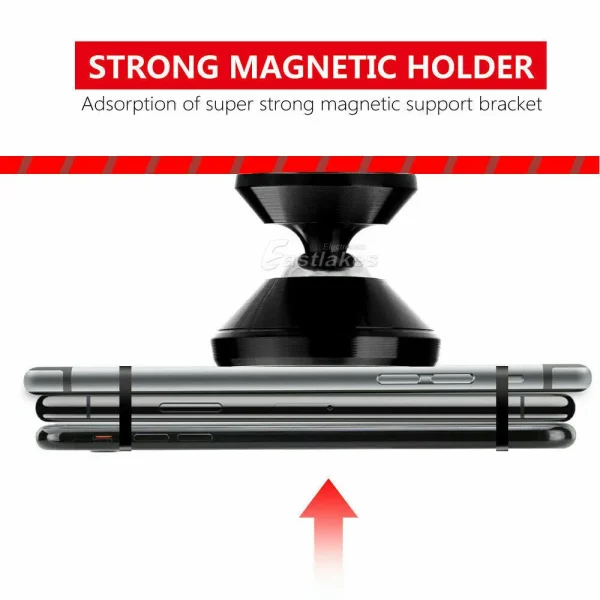 Magnetic Magnet Car Cell Phone Holder Mount Stand For GPS iPhone Samsung Google Pixel LG Huawei Motorola PS HUD