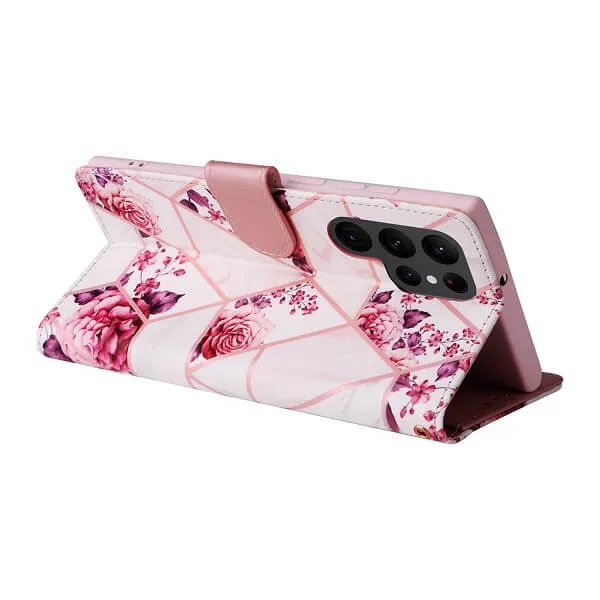 Marble Wallet Case For Samsung Galaxy S Series Card Holder Leather Flip Cover - Image 8