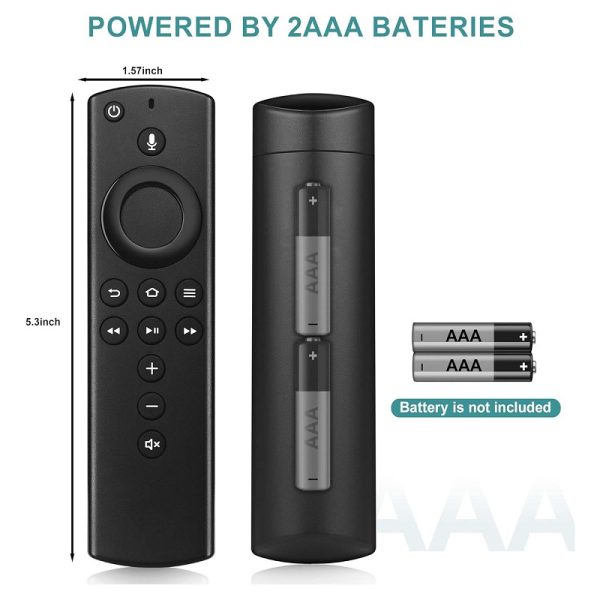 New L5B83H Voice For Amazon 2nd Gen Fire TV Stick 4K Replacement Remote Control – Black