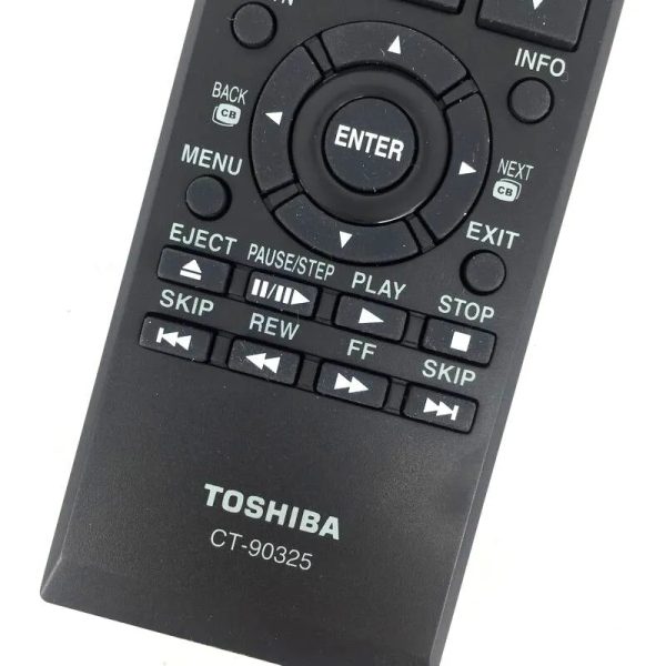 New Original CT-90325 Toshiba TV Replacement Remote Control – Black