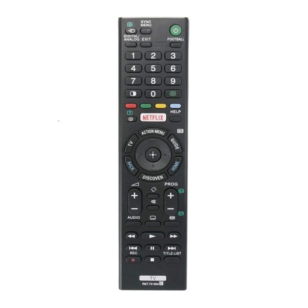 New Original RMT-TX100A Replacement Remote Control Fit For Sony TV- Black