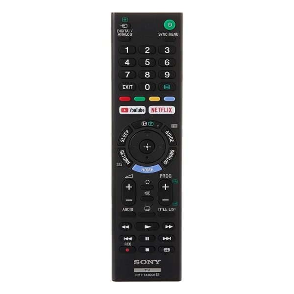 New Original RMT-TX300E Replacement Remote Control Fit For Sony TV- Black
