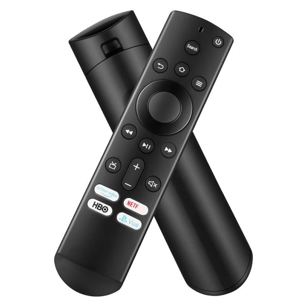 New Replaced Universal Remote Control For Toshiba TV Remote with Prime VideoNetflixHBOVue Shortcut Buttons – Black