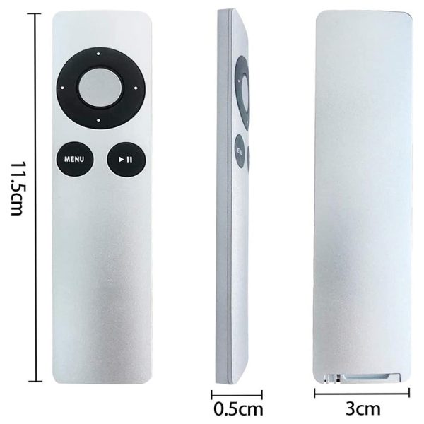 New Replacement Apple TV Remote Control, Apple Tv 1 2 3 Generation Remote Macbook Pro, Easy Setup – White