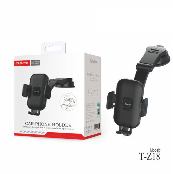 TRANYOO T-Z16 Dashboard/Windshield Car Mount Mobile Suction Cup Phone Holder Strong Sticky Gel Pad For iPhone, Samsung & Other Cell Phones - Image 5
