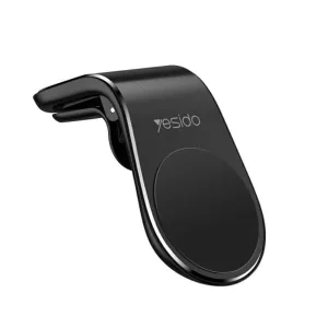 Yesido C64 Universal Outlet Air Vent Clip Magnetic Car Mobile Phone Holder For iPhone Samsung Google Nokia Oppo Moto (Black)
