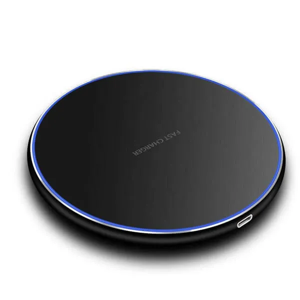 15W Qi Wireless Fast Charging Charger Pad For Samsung Galaxy Apple iPhone 15 14 13 12 11 (Black) - Image 4