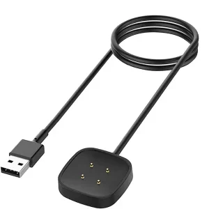 1M Charging Cable Compatible with Fitbit Versa 4/Versa 3/Sense 2/Sense Smartwatch, Magnetic Portable USB Charger Cable