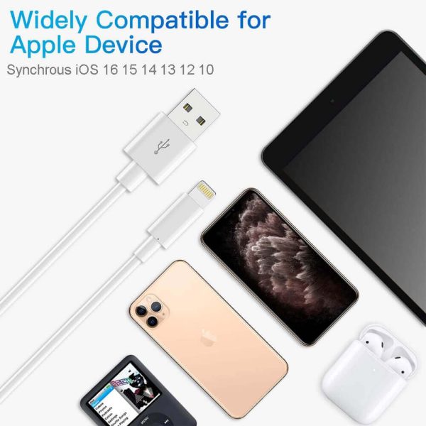 1M Fast Charging High Quality Lightning Data Sync Cable Cord For Apple iPhone iPad iPod - Image 4