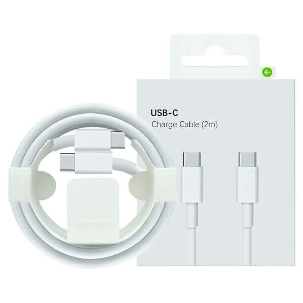 1M 100W USB C Charger Cable Cord For Apple Samsung Google Laptop Mackbook Laptop & iPad Pro (White)