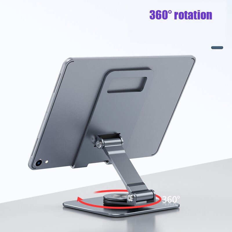 360° Rotate Metal Desk Mobile Phone Adjustable Desktop Tablet Holder Stand For iPhone iPadTab Samsung Galaxy Google Nokia Lenovo Oppo
