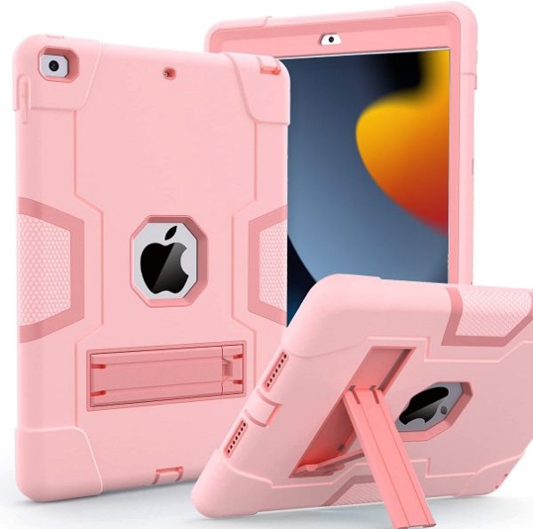 For Galaxy Tab Hybrid Fancy Kickstand 3 in 1 Shockproof Heavy Duty Hybrid Hard Protective Case - Image 4