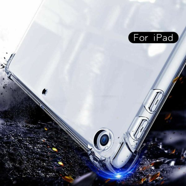 Apple iPad Series Heavy Duty Soft Clear Shockproof Case Cover (Crystal Clear)