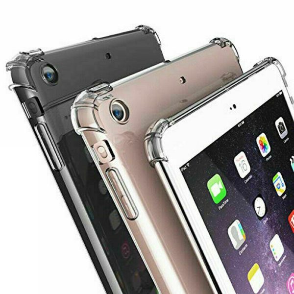 Apple iPad Series Heavy Duty Soft Clear Shockproof Case Cover (Crystal Clear)