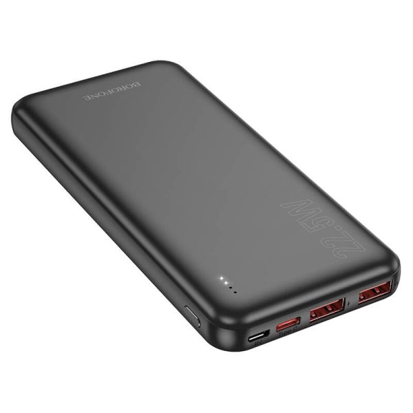 BOROFONE (BJ38) 10000mAh PD 20W Fast Charging 4 Ports (2 USB + 1 Type +1 Micro USB) Portable Power Bank - Image 6