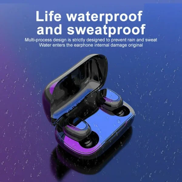 Bluetooth 5.0 Earphones Wireless Earbuds Touch Control InEar For Headphones - Image 4