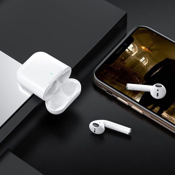 Borofone BW31 TWS True Wireless Stereo Bluetooth Earphone Earbud Touch Control Headphone Sports Earbuds Waterproof Headset Mic (White) - Image 3