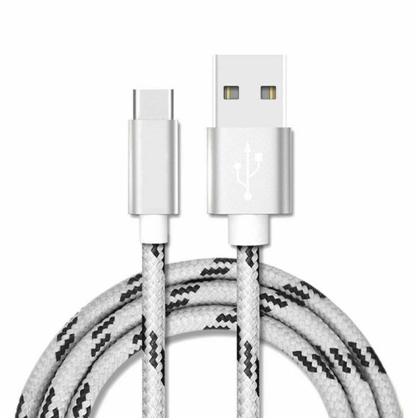 Braided 1M USB Type C Fast Charging Data Data Sync Charger Cable Cord - Image 3