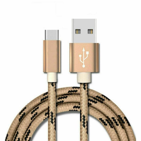 Braided 1M USB Type C Fast Charging Data Data Sync Charger Cable Cord - Image 4