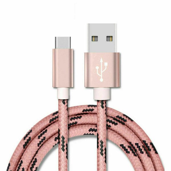 Braided 1M USB Type C Fast Charging Data Data Sync Charger Cable Cord - Image 6