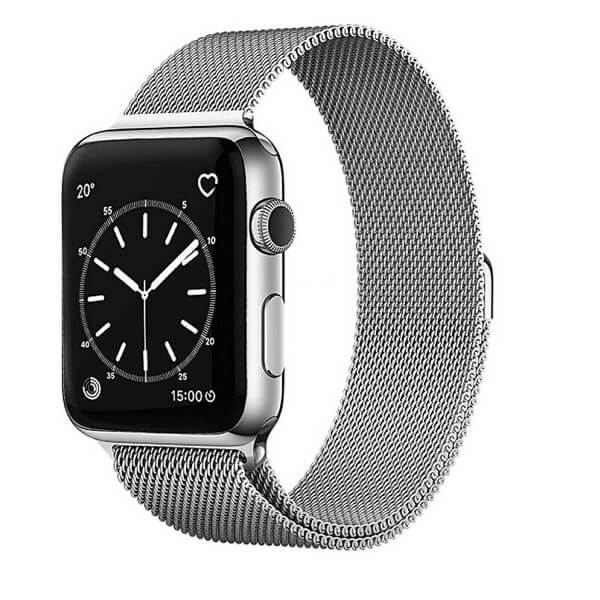 Apple Watch Series 9/8 /7 /SE /6 /5 /4 /3 /2 /1 Ultra 2 Milanese Stainless Steel Loop Strap Replacement Wrist Band 38mm 40mm 41mm 42mm 44mm 45mm 49mm - Image 2