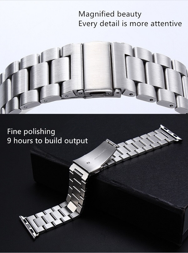 Stainless Steel Watch Band Strap for Apple Watch SE 7 6 5 4 3 2 1 Ultra 38/40/41/42/44/45/49 mm - Image 8