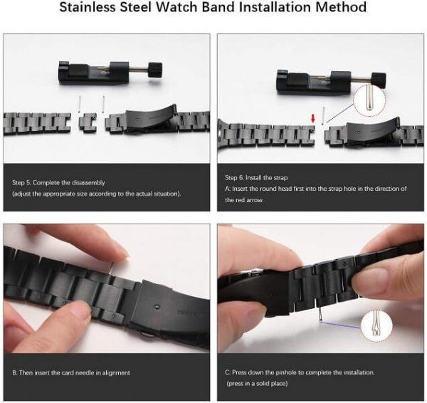 Stainless Steel Watch Band Strap for Apple Watch SE 7 6 5 4 3 2 1 Ultra 38/40/41/42/44/45/49 mm - Image 7