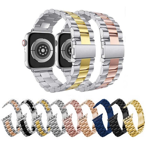 Stainless Steel Watch Band Strap for Apple Watch SE 7 6 5 4 3 2 1 Ultra 38/40/41/42/44/45/49 mm