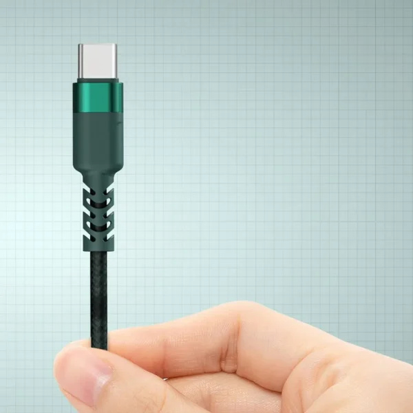 TRANYOO (TX-15C) 1M 5A USB Type C Cable Fast Charging Charger Data Sync Cable Cord - Image 6