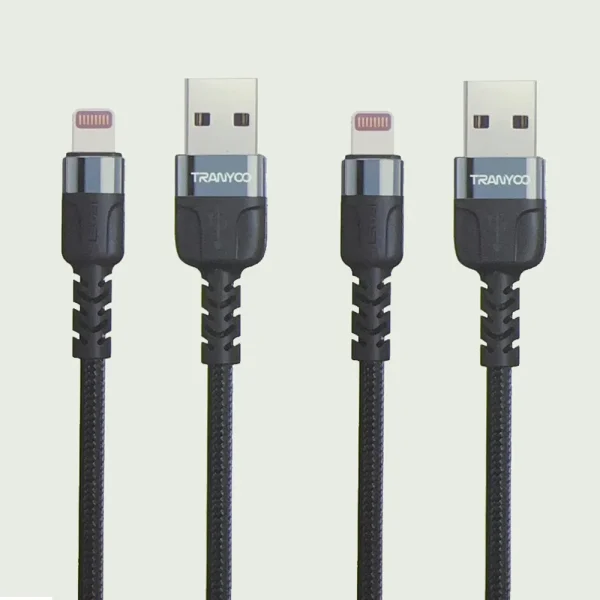 TRANYOO (TX-15i) 1M 5A Lightning Fast Charging Data Sync Cable Cord For iPhone iPad iPod - Image 2