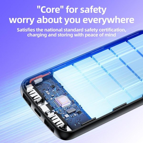 Tranyoo T-D08 10000mAh Digital Display Dual USB Portable Mobile Power Bank Charger - Image 3