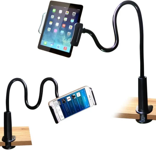 Universal Phone Holder Arm 360 Flexible Mount Stand For Apple Samsung Google Pixel LG Huawei Tablet iPad - Image 4