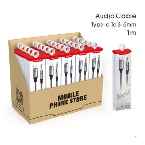 Universal TRANYOO (T-E14) Type C to 3.5mm AUX Cable USB-C to AUX Audio Cord Adapter For Car Stereo