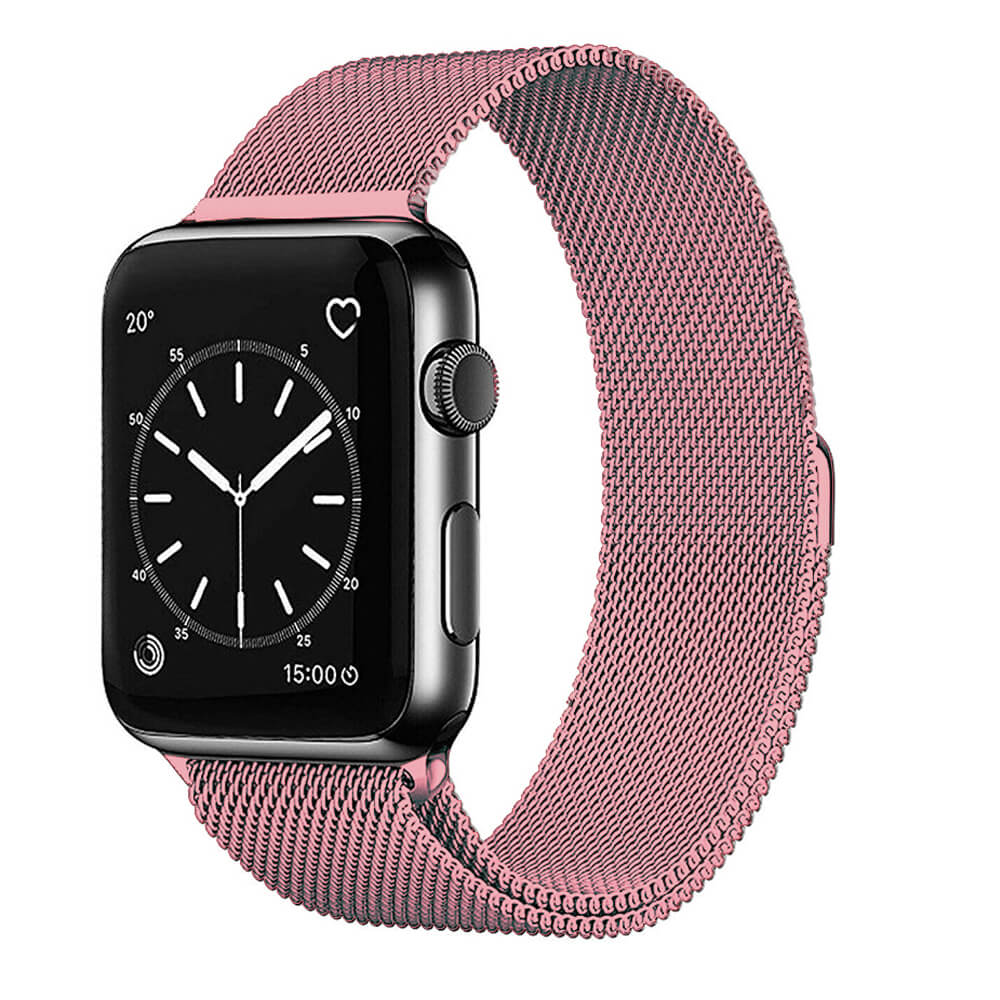 Apple Watch Series 9/8 /7 /SE /6 /5 /4 /3 /2 /1 Ultra 2 Milanese Stainless Steel Loop Strap Replacement Wrist Band 38mm 40mm 41mm 42mm 44mm 45mm 49mm - Image 4