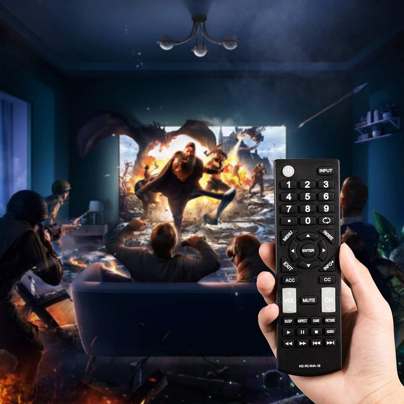 New NS-RC4NA-18 Replacement Remote Control fit for Insignia LCD/LED TV