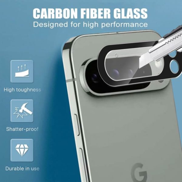 [ 3 Pack ] For Google pixel 9 /9 Pro /9 Pro XL / 9 Pro Fold 5G Camera Lens Protector Anti Scratch Tempered Glass - Image 8