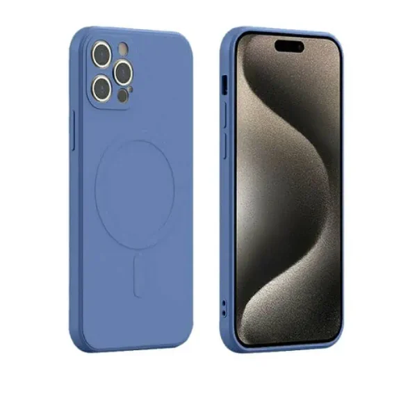 For Apple iPhone 13/16 Plus Pro Max MagSafe Magnetic Silicone Silky Soft Touch Full Protective Case