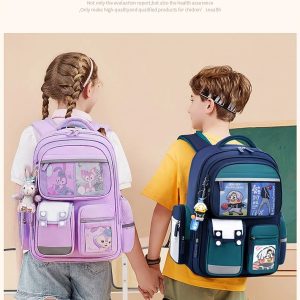 Children’s School Bag Boy’s Backpack Primary Girl Schoolbag Student’s Backpack 1-6 Grades Boys&Girls