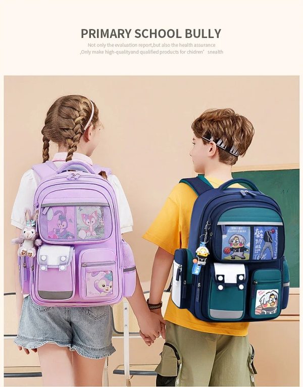 Children’s School Bag Boy’s Backpack Primary Girl Schoolbag Student’s Backpack 1-6 Grades Boys&Girls