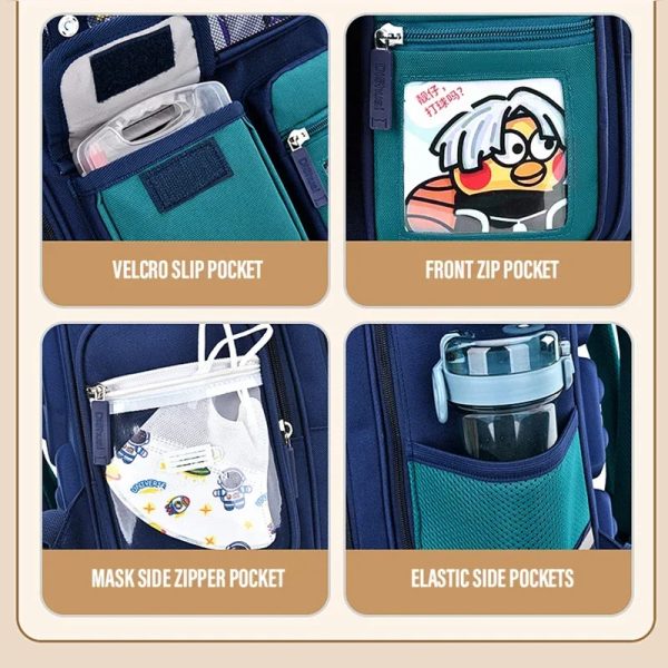 Children’s School Bag Boy’s Backpack Primary Girl Schoolbag Student’s Backpack 1-6 Grades Boys&Girls - Image 7