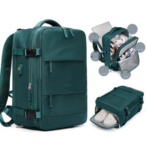 Large Travel Backpack for Men -Women – Waterproof Outdoor Sports Rucksack with USB Charging Port