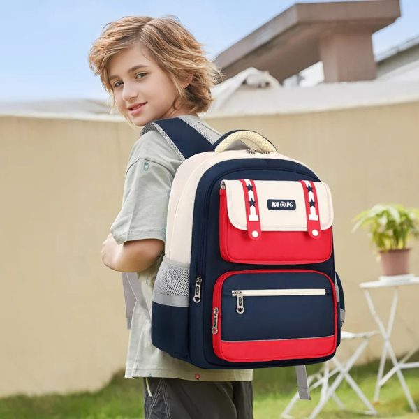 New Children’s Backpack Children’s School Boys Girls Waterproof Orthopedic Lightweight Large Capacity Backpack - Image 7