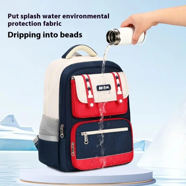 New Children’s Backpack Children’s School Boys Girls Waterproof Orthopedic Lightweight Large Capacity Backpack - Image 6